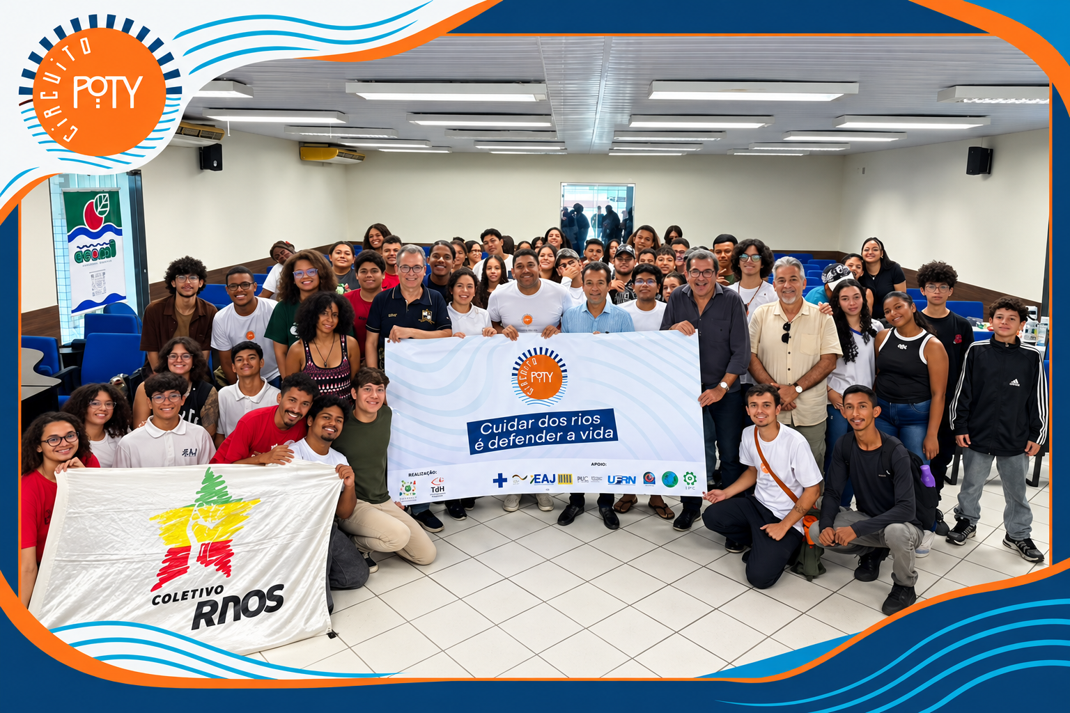 Lançamento do Circuito Poty com juventudes e parceiros reunidos em Natal/RN